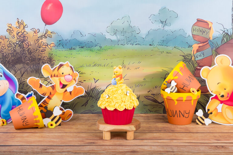cakesmash-thema-winnie-the-pooh-zoetermeer-taart
